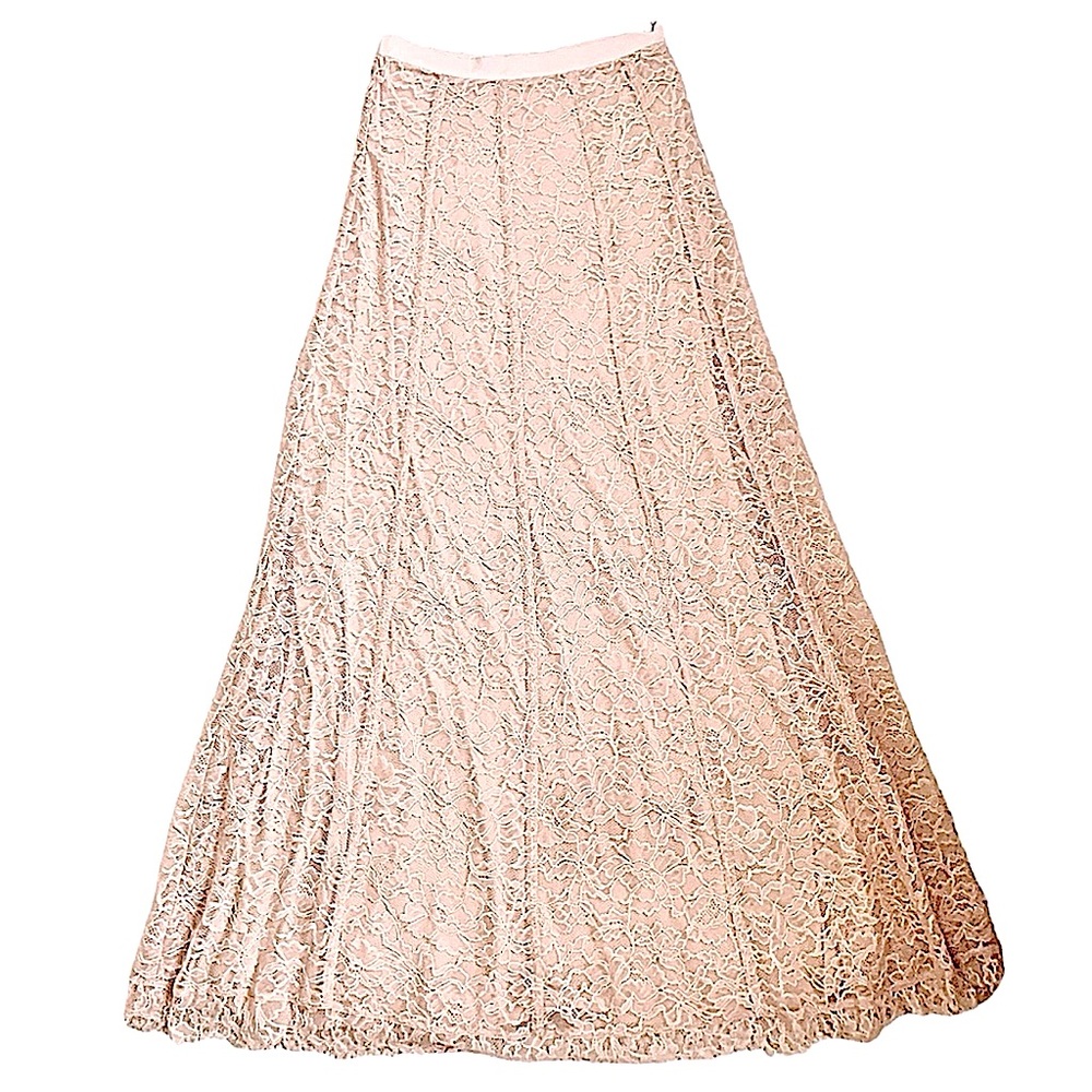 Paper Crown Lace Maxi Skirt, Size S, High Waisted, Wedding or Bridesmaid  Style